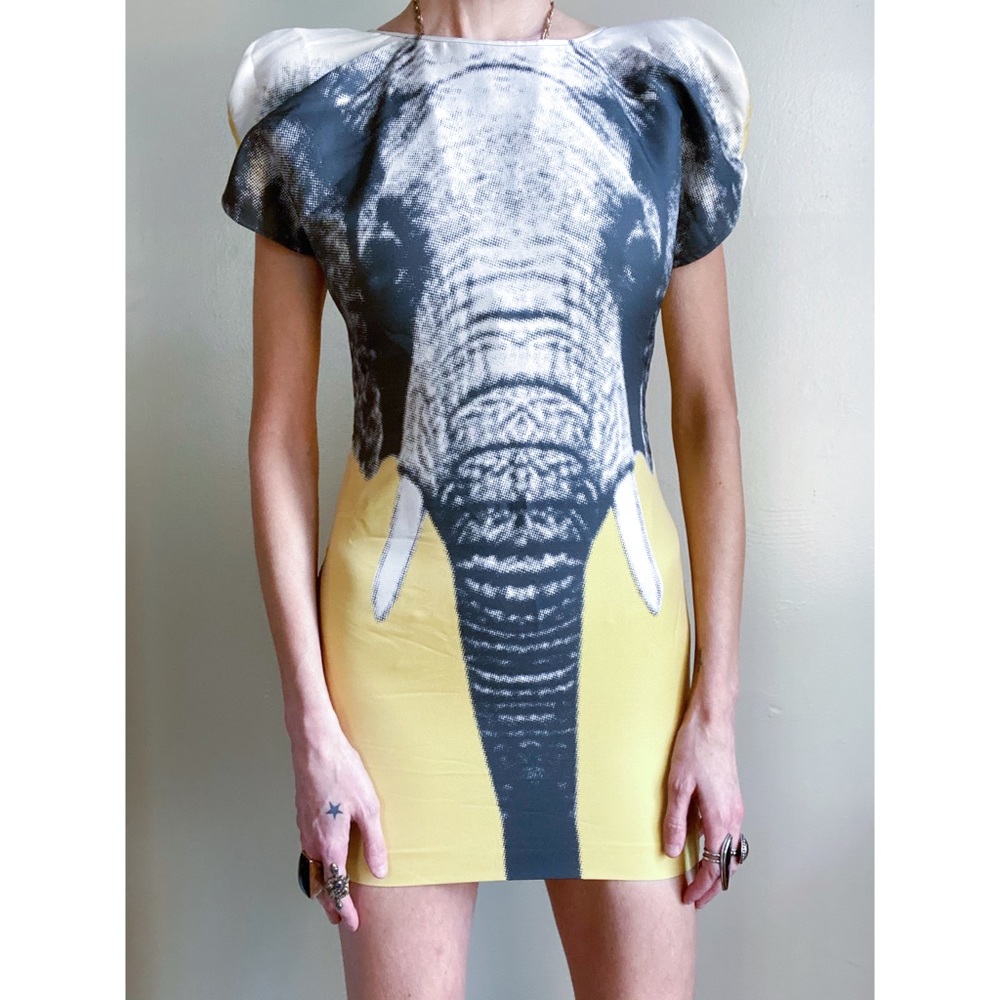 Rare jean charles de castelbajac elephant dress - Picture 1 of 7
